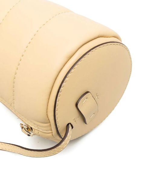 Manu Atelier Padded Cylinder shoulder bag - Neutrals