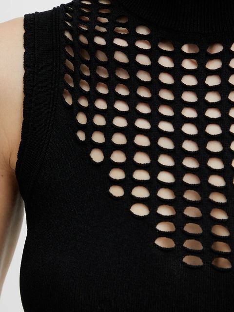 Morgan sukienka RMPOMI kolor czarny midi rozkloszowana RMPOMI