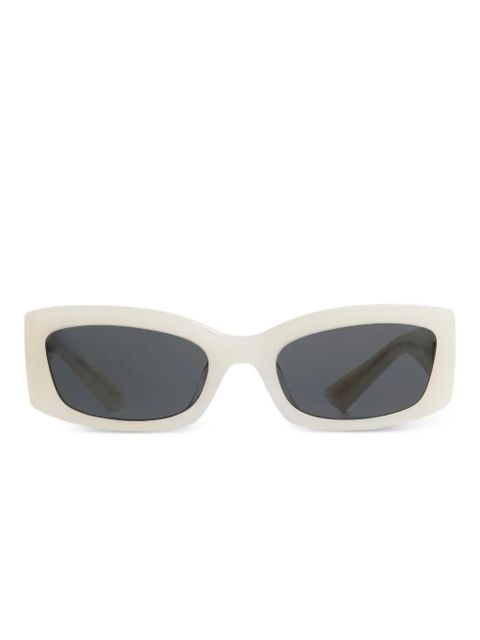 KHAITE rectangle-frame sunglasses - White - zdjęcie produktu nr 1