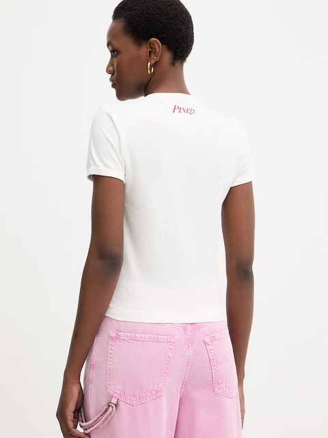 Pinko t-shirt bawełniany - zdjęcie produktu nr 2