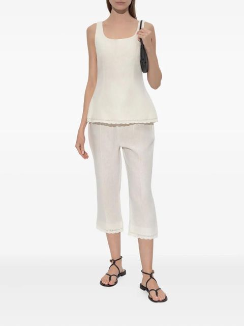 Posse Effi lace-trim top - White - zdjęcie produktu nr 2