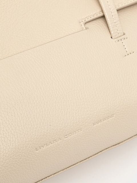 Liviana Conti torebka skórzana kolor beżowy A5WA51