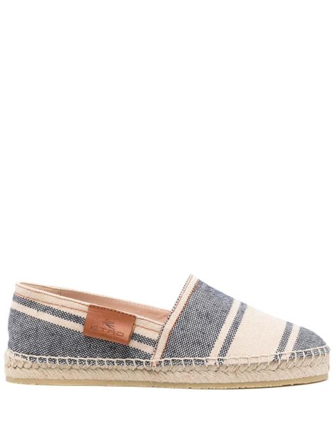 ETRO striped canvas espadrilles - Blue - zdjęcie produktu nr 1