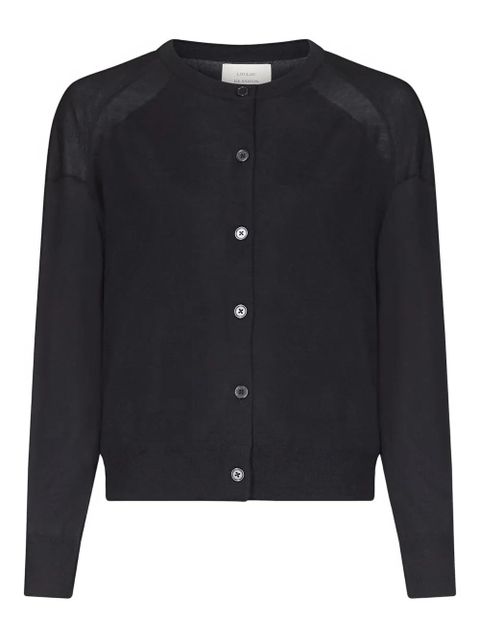 LouLou de Saison KITA buttoned drop-shoulder cardigan - Black - zdjęcie produktu nr 1
