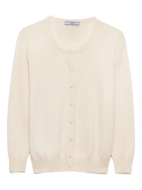 Prada long-sleeves button cardigan - Neutrals - zdjęcie produktu nr 1