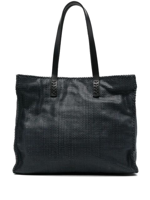 DRAGON DIFFUSION Check tote bag - Blue