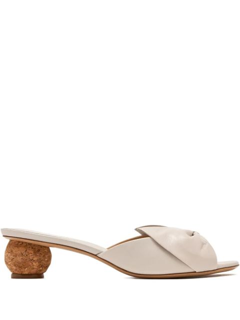 Ferragamo 45mm bow-detail open-toe sandals - Neutrals - zdjęcie produktu nr 1