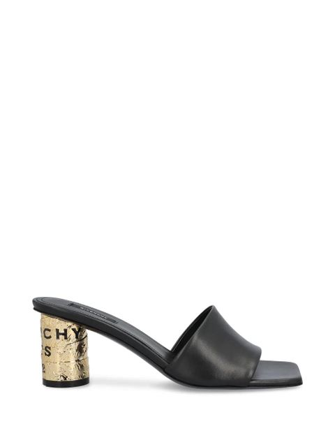 Givenchy logo-embossed leather sandals - Black - zdjęcie produktu nr 1