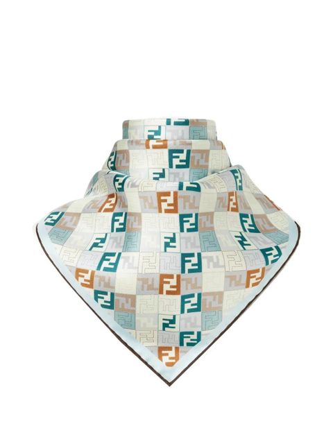 FENDI FF-pattern scarf - Neutrals - zdjęcie produktu nr 2