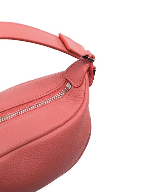 BY FAR pebbled-texture tote bag - Pink