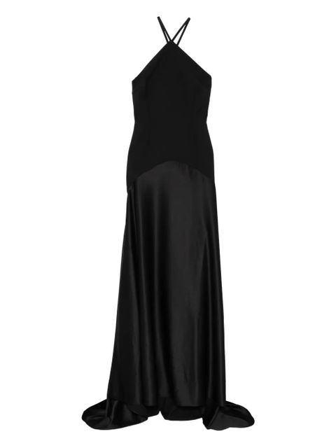 Solace London halterneck maxi dress - Black - zdjęcie produktu nr 1