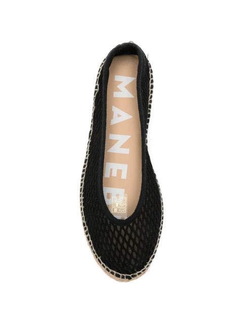 Manebi mesh espadrilles - Black