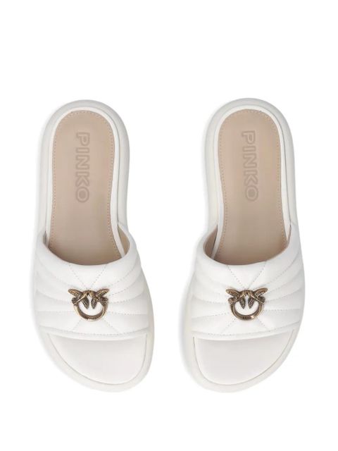 PINKO Love Birds sandals - White