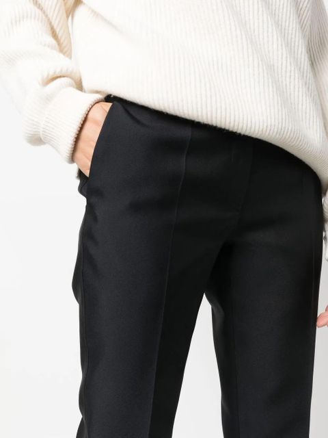 Jil Sander cropped tailored trousers - Blue