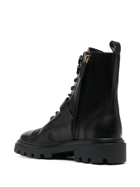 Tod's buckle-detail ankle boots - Black