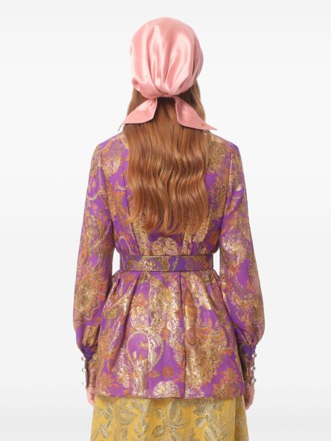 Valentino Garavani Apres L'Hiver blouse - Purple