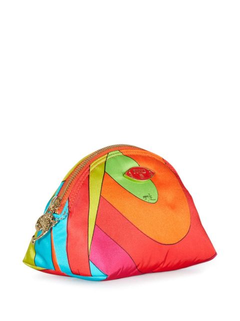 PUCCI Iride-print beauty case - Red