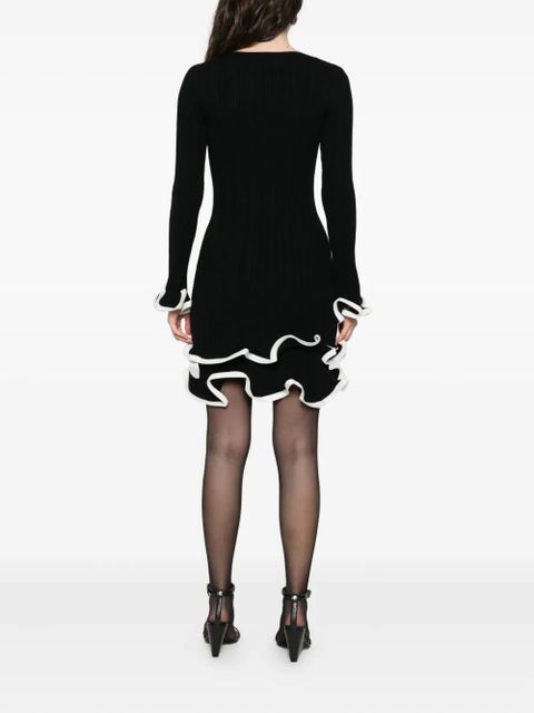 Simkhai Avalon ruffled mini dress - Black