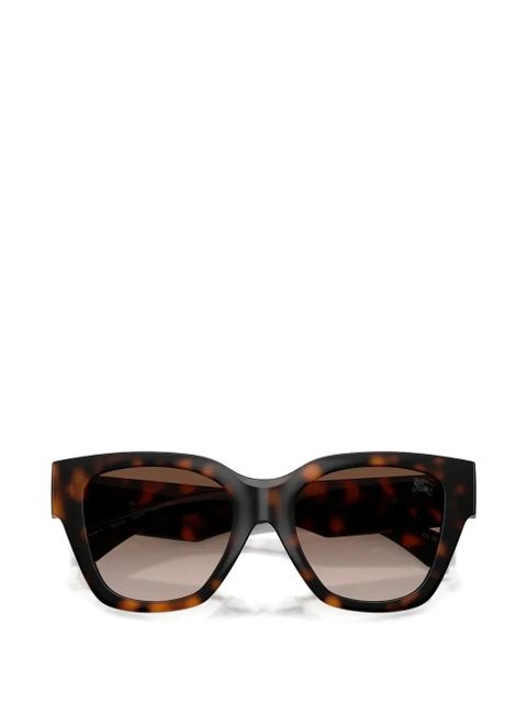 Burberry Eyewear tortoiseshell-effect cat-eye sunglasses - Brown
