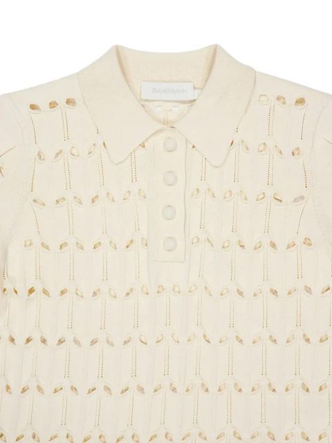 ZIMMERMANN Rhiannon polo shirt - Neutrals - zdjęcie produktu nr 2