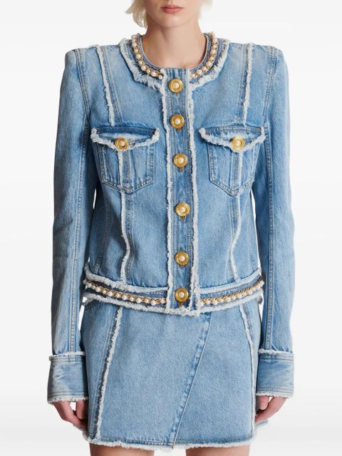 Balmain denim jacket - Blue