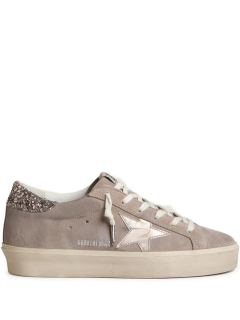 Golden Goose Hi Star glitter sneakers - Grey - zdjęcie produktu nr 1