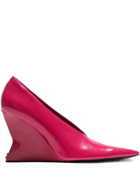 Balmain 95mm pointed-toe pumps - Pink - zdjęcie produktu nr 1
