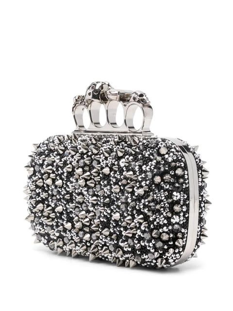 Alexander McQueen Knuckle clutch bag - Black