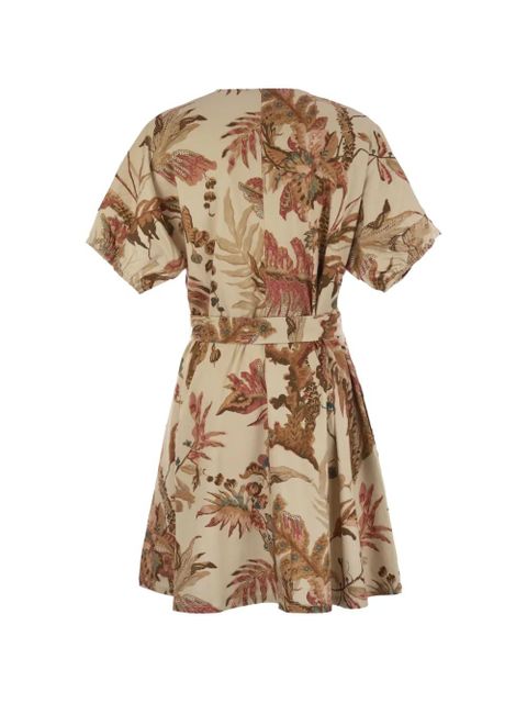 Weekend Max Mara printed belt dress - Neutrals - zdjęcie produktu nr 2