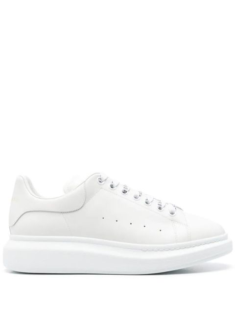 Alexander McQueen Oversized leather sneakers - White - zdjęcie produktu nr 1