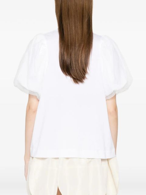 Simone Rocha puff-sleeve T-shirt - White