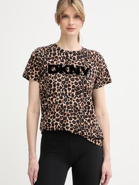 DKNY T-shirt damski z bawełną - zdjęcie produktu nr 1