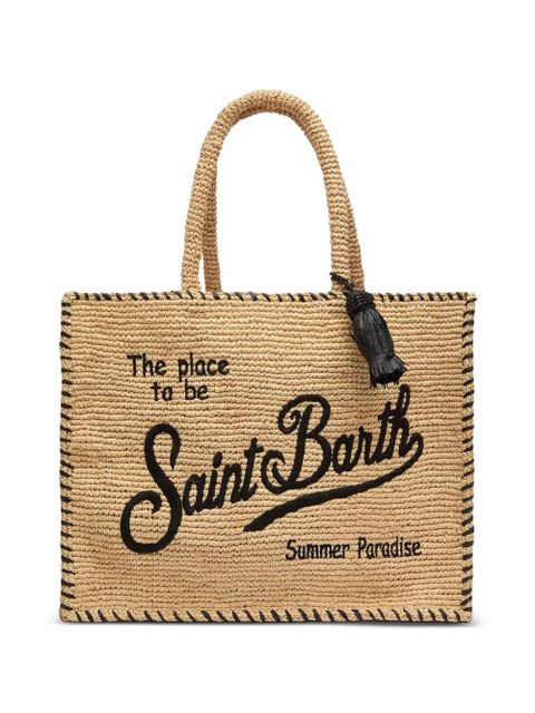 MC2 Saint Barth Collette raffia tote bag - Neutrals - zdjęcie produktu nr 1