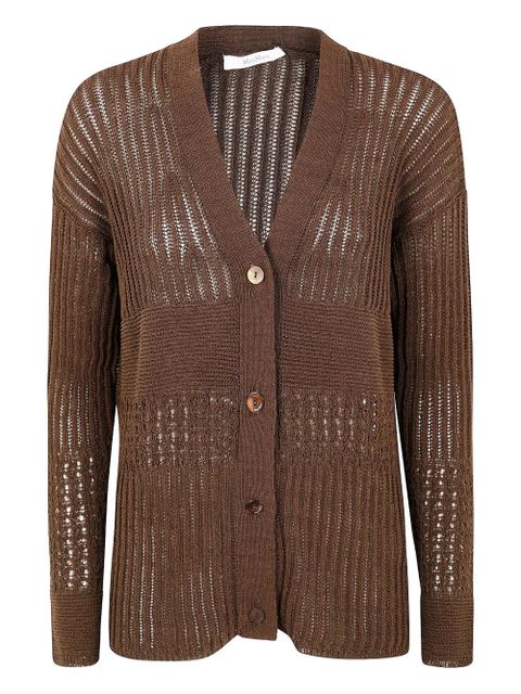 Max Mara open-knit cardigan - Brown - zdjęcie produktu nr 1
