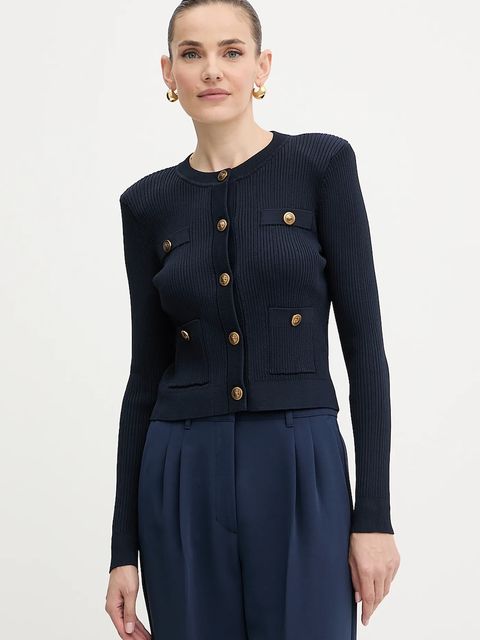 Guess kardigan EMMIE damski kolor granatowy lekki W5YR09 Z0130 - zdjęcie produktu nr 1