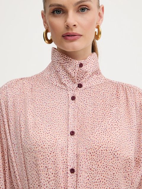 Forte Forte sukienka kolor różowy maxi prosta 14122.my.dress