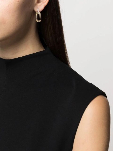 EÉRA 18kt yellow and white gold Small Chiara diamond earring - zdjęcie produktu nr 2