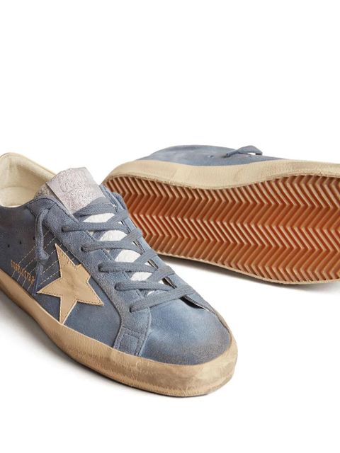 Golden Goose Super Star leather sneakers - Blue - zdjęcie produktu nr 2