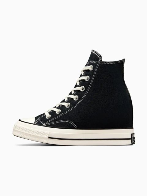 Converse trampki Chuck 70 Wedge damskie kolor czarny A12563C