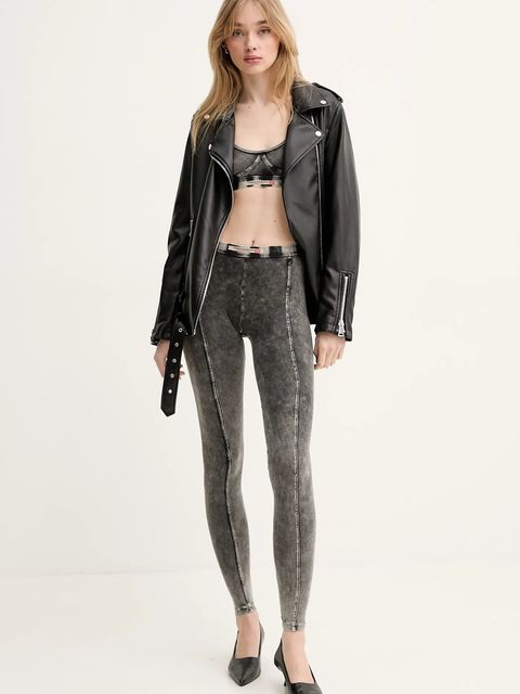 Diesel legginsy ATHENA-DNM TROUSERS - zdjęcie produktu nr 2