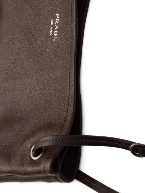Prada large pockets shoulder bag - Brown