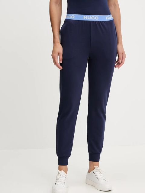 HUGO spodnie lounge kolor granatowy gładkie 50520499 - zdjęcie produktu nr 1