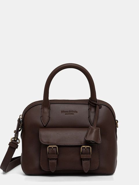 Marc O'Polo torebka skórzana kolor brązowy 5000009169 - zdjęcie produktu nr 1