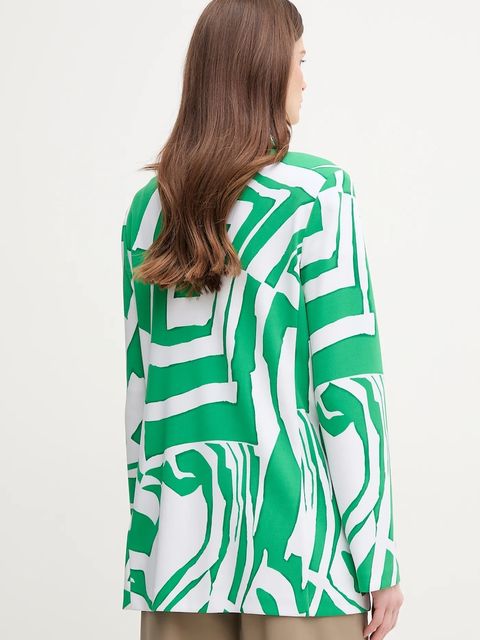 Joseph Ribkoff marynarka kolor zielony jednorzędowa wzorzysta 242230