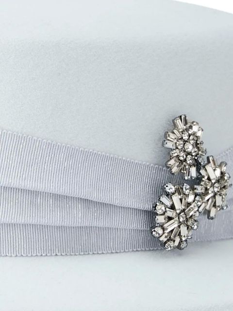 Maison Michel Kiki wool fedora - Blue - zdjęcie produktu nr 2