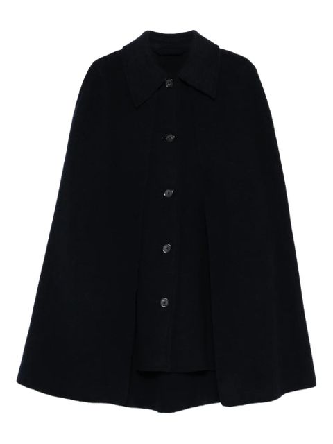 TOTEME buttoned cape coat - Blue - zdjęcie produktu nr 1