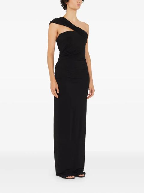 Christopher Esber Beach Glass draped maxi dress - Black