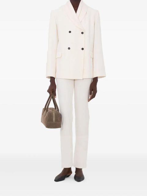 LouLou de Saison Jiha double-breasted shawl collar jacket - Neutrals - zdjęcie produktu nr 2