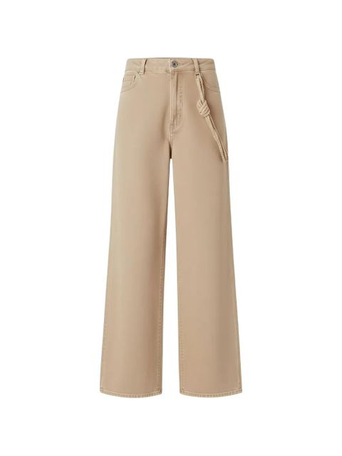 PINKO knot-detail trousers - Neutrals - zdjęcie produktu nr 1