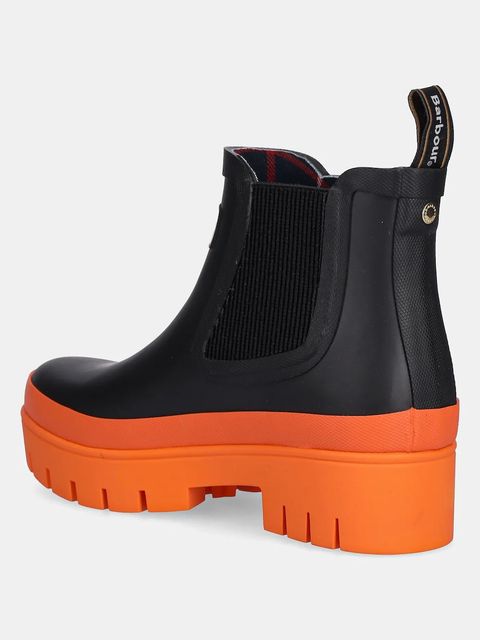 Barbour kalosze Halton damskie kolor czarny LRF0100BK71